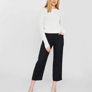 Linen Blend Trouser - Brand New - NEVER WORN - Black